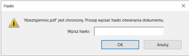 Zabezpieczenie dokumenty word w formacie pdf