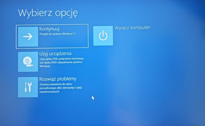 zaawansowane opcje rozruchu systemu